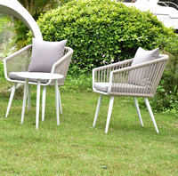 Usine de Guangzhou, Vente en gros, Dropshipping DDP, Cadre en aluminium, Faible MOQ, Mobilier d'extérieur moderne en rotin/osier pour Hôtels, Jardins, Parcs, Villas