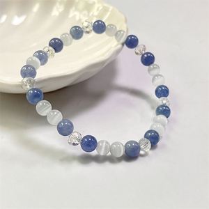 Bracelet en pierre naturelle avec perles de verre colorées – Qualité studio de yoga – Fournisseur expert en or – Approvisionnement centralisé - Product Image 4