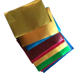 Coated Aluminum Foil Wax Coated Aluminum Foil For Chocolate Wrapping Paper Aluminum Foil
