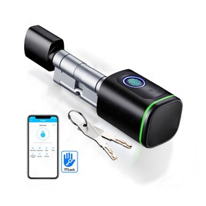 กุญแจล็อคประตูดิจิตอลอัจฉริยะ Tuya Smart Lock แบบลูกบิด พร้อมระบบควบคุมระยะไกล สแกนลายนิ้วมือ สำหรับบ้าน อพาร์ทเมนท์ และที่พักอาศัย - Product Image 2
