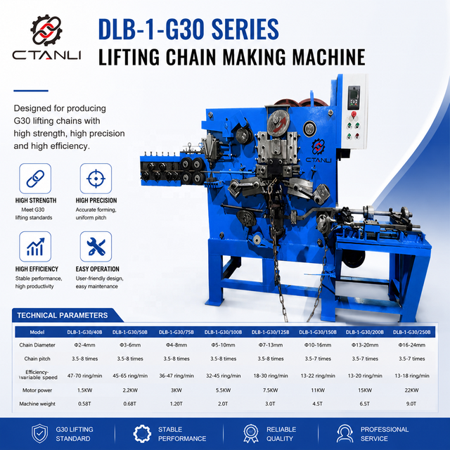 5-10mm G30  Stainless Steel Chain Automatic Chain Make Machine Manual  Bending Machine