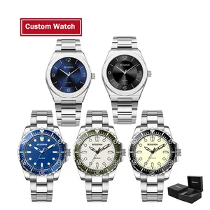 Мужские водонепроницаемые кварцевые часы с 2170 экологическим приводом, 10 АТМ