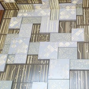 Pannello per facciate in alluminio perforato con <span class=keywords><strong>taglio</strong></span> <span class=keywords><strong>Laser</strong></span>, per pareti Decorative interne, per applicazioni di Hotel e centri commerciali all'aperto - Product Image 5