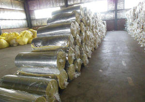 L'usine vend des tuyaux coupe-vent, isolation thermique et rouleaux de laine de verre ignifuges. Matériau d'isolation thermique - Product Image 6