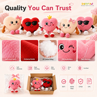 Porte-clés en peluche cœur OEM, mini jouet en peluche pour souvenirs, événements, cadeaux promotionnels, logo personnalisé, vente en gros