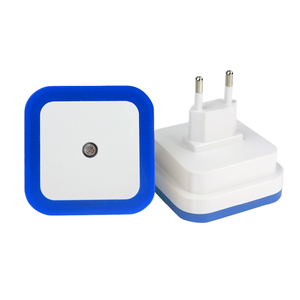 Dusk to Dawn Sensor Control LED Night Light Square Mini ABS Wall Lamp with EU/US Plug <strong>Price</strong> - Product Image 1