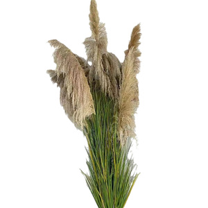 Herbe d'oignon artificielle aspect roseau, aux couleurs d'automne, pour la décoration de centres commerciaux et d'hôtels, l'aménagement de scènes et les tournages de films et de <span class=keywords><strong>télévision</strong></span> - Product Image 5