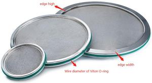 Dây thép không gỉ lưới 10 15 20 micron Vòng Màn hình lọc lưới cạnh đĩa - Product Image 2