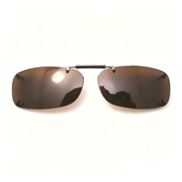 Lunettes de soleil polarisées rectangulaires sans monture, effet miroir, protection UV400, anti-reflets, pour adultes unisexes, OEM ODM, logo personnalisé