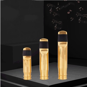 Venta al por Mayor de Fábrica de <span class=keywords><strong>Boquillas</strong></span> para Saxofón de Varias Especificaciones, Boquilla de Metal para Saxofón Tenor con Baño de Oro, Instrumento Musical - Product Image 2