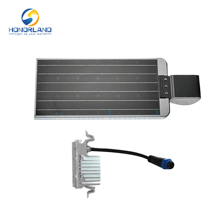 Acero inoxidable Luz de calle Solar integrada de energía Solar luz de calle llevó la luz de calle Solar todo en uno