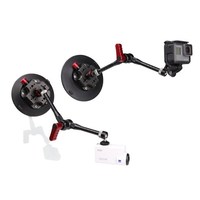 Support de ventouse à aspiration sous vide en alliage d'aluminium et silicone de 4e génération avec broches Arri, ensemble de bras magique pour appareil photo et téléphone, couleur personnalisée, marque