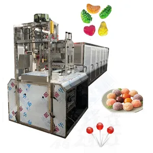 Machine à bonbons à sucre dur arc-en-ciel, nouvelle conception, machine à bonbons à sucettes, machine à bonbons à gelée d'ours de chine