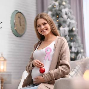 Éléphant décorations de Baby Shower fournitures de fête bouton Badge épingle nouveau <span class=keywords><strong>papa</strong></span> cadeaux maman à être épingle pour révélation du sexe fête - Product Image 4