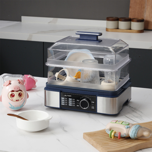 Vaporera Eléctrica de Gran Capacidad de 1500W, Olla Vaporera de Acero Inoxidable de 3 Niveles Extraíbles para Cocina Casera, Sunsir OEM/ODM - Product Image 4