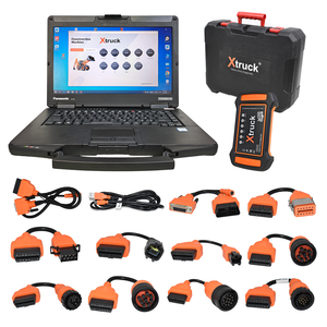 Kit de diagnostic complet pour excavatrice XTRUCK Y009 HDD avec tablette Panasonic FZ G1, scanner de réparation pour engins de construction - Product Image 6