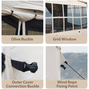 Tente gonflable familiale d'extérieur grande et imperméable pour les aventures en plein air - Offre spéciale - Product Image 3