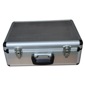 en aluminium avec diviseurs à l'intérieur/Verrouillable étui à brosse avec <span class=keywords><strong>la</strong></span> mousse de vague dans le couvercle - Product Image 2