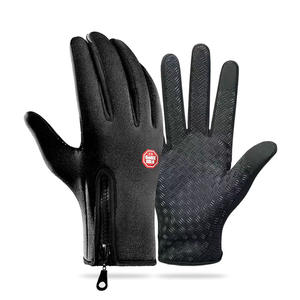 Guantes Térmicos Impermeables y Cortavientos con Pantalla Táctil, Transpirables, con Cierre de Cremallera, Unisex, para Invierno, Motociclismo al Aire Libre - Product Image 2