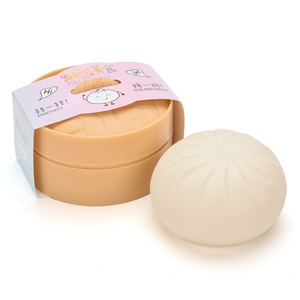 Jouet anti-stress multicolore en forme de pain de barbecue simulé, grand format, parfum lait, souple - Product Image 1