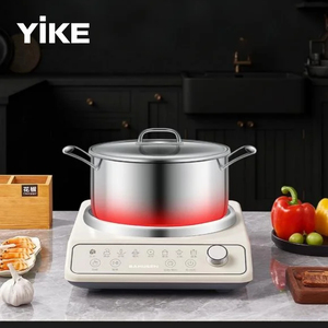 Stylish White & Powered thép không gỉ thông minh Bếp cảm ứng đung sưởi ấm hiệu quả cho nhà bếp nấu ăn - Product Image 1