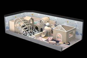 असली केस बेबी टॉडलर सॉफ्ट पैडिंग रेस्ट हाउस प्लेग्राउंड उपकरण - Product Image 2