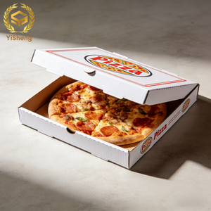 Caja de <span class=keywords><strong>Pizza</strong></span> Hexagonal Corrugada de Impresión Simple, Plegable, Resistente al Aceite, Diseño Duradero para Entrega de <span class=keywords><strong>Pizza</strong></span> <span class=keywords><strong>Gourmet</strong></span> para Llevar - Product Image 2