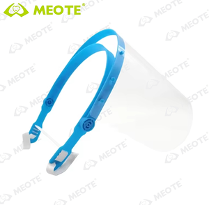 Foshan meite masker pelindung gigi sekali pakai, pelindung wajah anti-kabut dengan bingkai dapat digunakan kembali 10 buah film & 1 Bingkai - Product Image 4