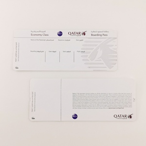 Tarjeta de embarque de pedido de billetes de avión de papel térmico personalizado de fábrica a bajo precio. - Product Image 6
