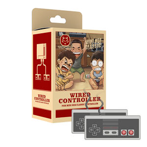 <span class=keywords><strong>Mini</strong></span> controlador clásico de Cable Extra largo de 10 pies para <span class=keywords><strong>Nintendo</strong></span> Classic Console <span class=keywords><strong>Retro</strong></span> Controller, 2 uds. - Product Image 1