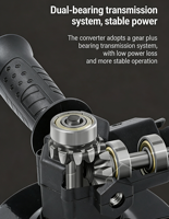 Adaptateur convertisseur multifonction pour outil électrique DIY : perceuse et meuleuse d'angle 100mm/115mm, machine de perçage et de découpe en plastique