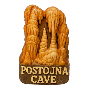 Imán de Resina para Refrigerador con Diseño de la Cueva de <span class=keywords><strong>Postojna</strong></span>, Eslovenia, Recuerdo Turístico WeiVista - Product Image 1