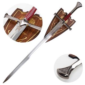 Replica della Spada Narsil di Il <span class=keywords><strong>Signore</strong></span> <span class=keywords><strong>degli</strong></span> <span class=keywords><strong>Anelli</strong></span>, Spada di Elendil Isildur Non Affilata, Accessorio per Cosplay, Collezione, Regalo di Halloween - Product Image 1