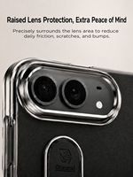 Étui en cuir PU et PC électroplaqué pour iPhone Duo avec film de protection intégré, béquille dissimulée, protection complète de la charnière, coque pliable