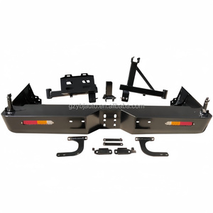 Accesorios para Auto YBJ, Parachoques Trasero de Acero para Land Cruiser FJ79 LC76 <span class=keywords><strong>PICK</strong></span> <span class=keywords><strong>UP</strong></span> con Soporte para Llanta y Soporte para Tanque de Combustible, Barra Protectora Trasera LC79 - Product Image 4