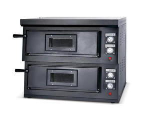 Four à pizza électrique commercial 8,4 kW, 2 niveaux, en acier inoxydable, pour restaurant, boulangerie, restauration rapide, <span class=keywords><strong>pizzeria</strong></span> - Product Image 3