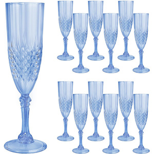 كؤوس زجاجية كريستالية عالية الجودة بتصميم عتيق للشرب والنبيذ، مناسبة للاستقبالات - Product Image 4