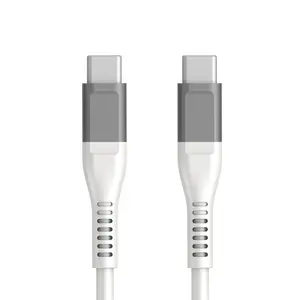 Cable de datos USB de carga rápida tipo C a tipo C 3a, 100w, línea de carga de teléfono original, 2m para android