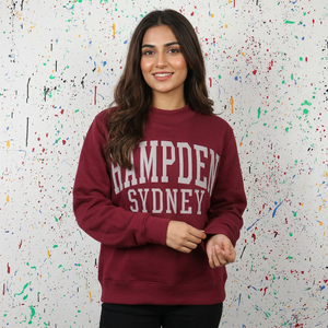 HAMPDEN SYDNEY <b>Men</b> Hoodie 100% Cotton Zipper Hooded Applique Embroidery Wide Neck Winter Vintage High Street Breathable Quick - Product Image 1