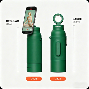 Thermos en acier inoxydable à double paroi isolé sous vide compatible MagSafe sans AIRTAG, style américain, portable - Product Image 6