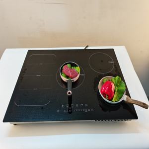 Placa de Inducción Integrada de 5 Quemadores, Cocina Eléctrica Táctil, Cinco Zonas de Inducción con Bloqueo de Seguridad para Niños y Temporizador - Product Image 1