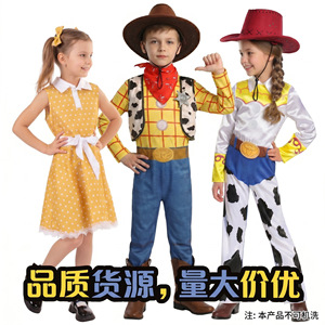 Costume Woody de Toy Story pour enfants, tenue de cosplay pour fête d'Halloween, vêtements de performance pour garçons, printemps 2023 - Product Image 5