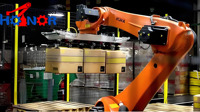 Robot paletizador de servicio pesado Capacidad de 500kg de línea de producción de azulejos de ladrillo