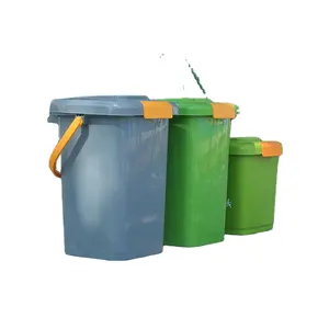 15L Garbage Poubelle Rubbish Recycle Trash Cans Food Medical Hand-held Car Waste Bin