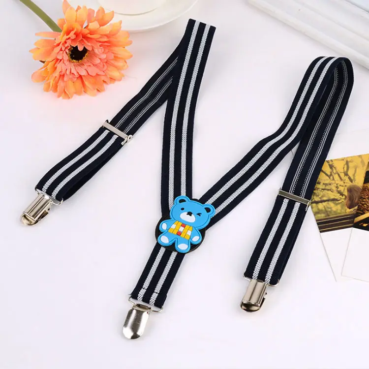 Jungen Mode Hosenträger Gürtel für Kinder Verstellbare Hosenträger Clips Baby Kleinkind Elastic Suspender