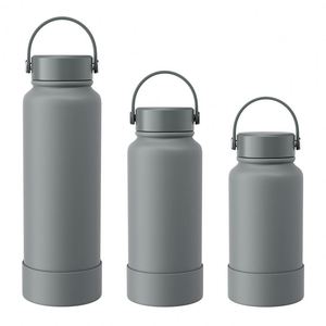 Botella de Agua Deportiva de Acero Inoxidable 304 Personalizada de 650 ml, 1000 ml, 1200 ml, con Funda de Silicona, para Senderismo y Actividades al Aire Libre - Product Image 4