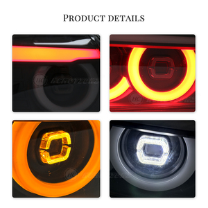 HCMOTIONZ V3 nuovo design gruppo luci posteriori 2008-2017 EVO X fumate 4 pz auto luci di coda a <span class=keywords><strong>LED</strong></span> per Mitsubishi <span class=keywords><strong>Lancer</strong></span> - Product Image 4
