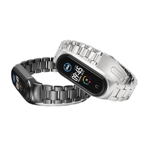 Correas de Reloj Mijobs CS de Acero Inoxidable, Correa de Repuesto para <span class=keywords><strong>Xiaomi</strong></span> Band <span class=keywords><strong>7</strong></span> 6 5 4 3, Accesorios, Cable de Carga - Product Image 1