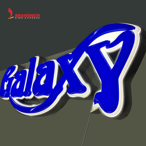 BRANDNEWSIGN üretici özel su geçirmez açık vakum oluşan krom Led mektup işaretleri akrilik mağaza adı kurulu - Product Image 4