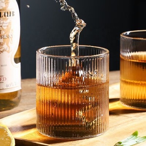 Vaso de Whisky Transparente de 300 ml, Hecho a Mano, Redondo, Transparente, para Whisky y Licores, Venta al Por Mayor - Product Image 3